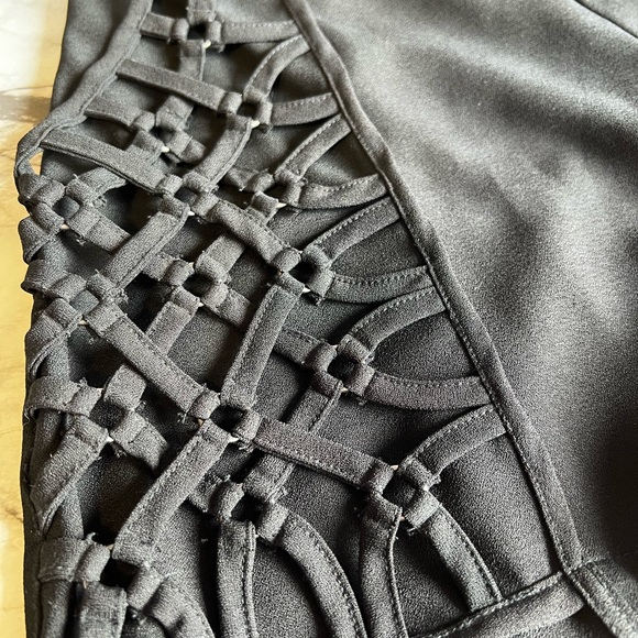 High Waisted Black Shorts - Picture 5 of 7